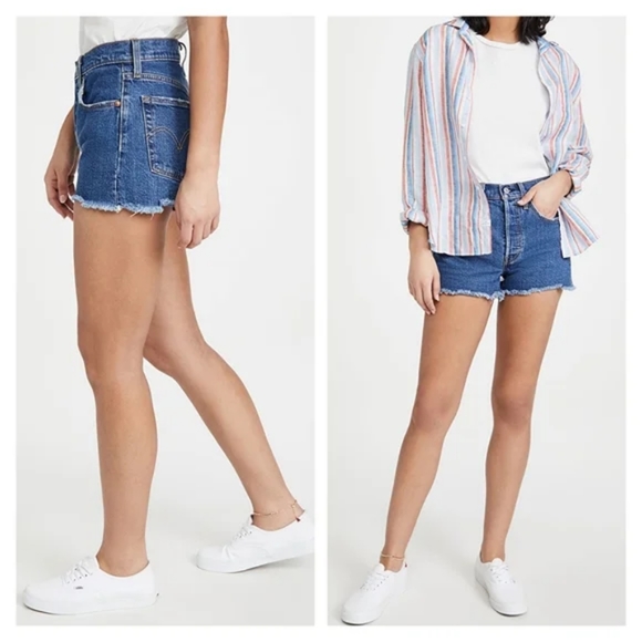 Levi's 501 Premium Jeans Shorts Charleston - Picture 13 of 13